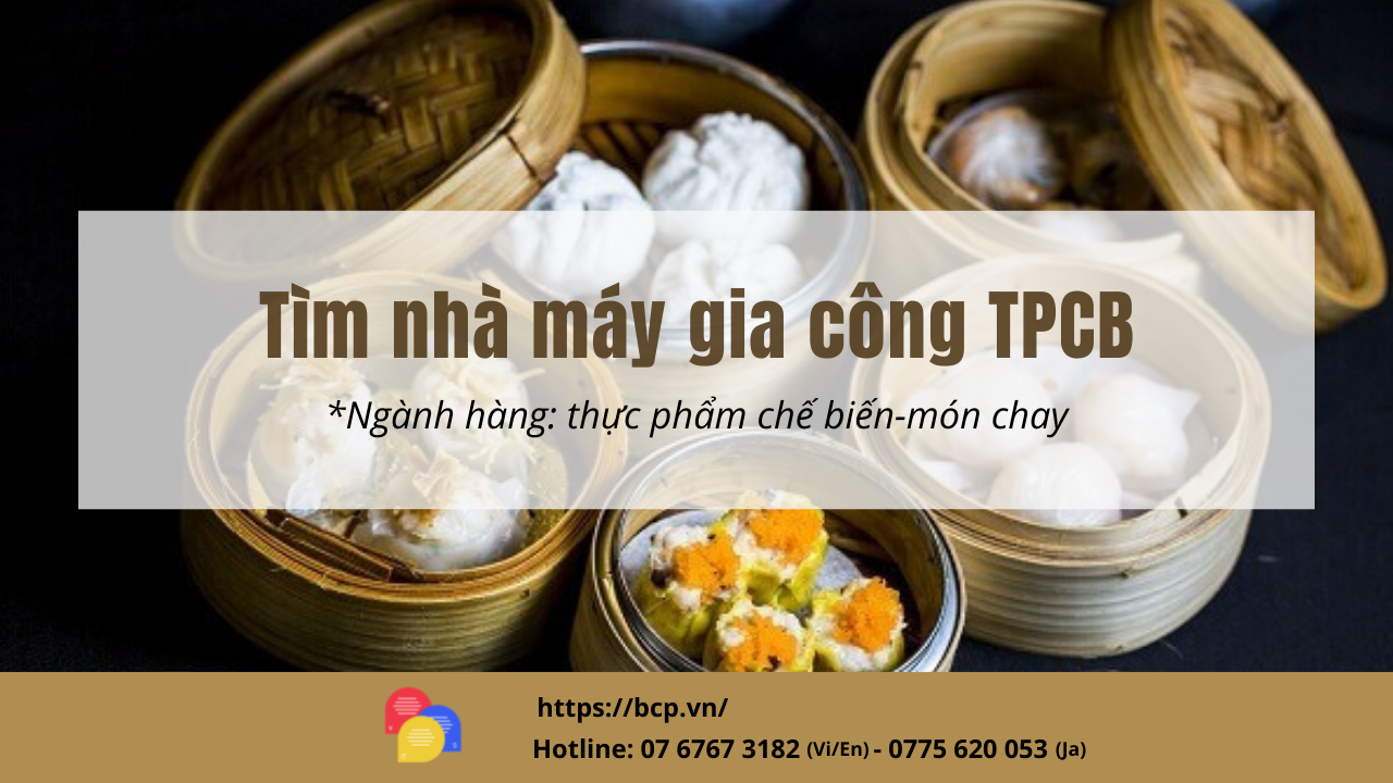 Tìm đơn vị OEM thực phẩm chế biến