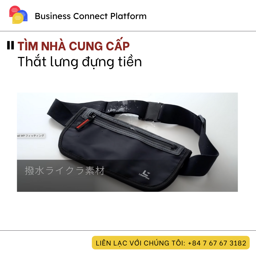 Tìm nhà cung cấp thắt lưng đựng tiền
